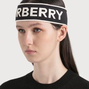 Burberry Monochrome Logo Headband
